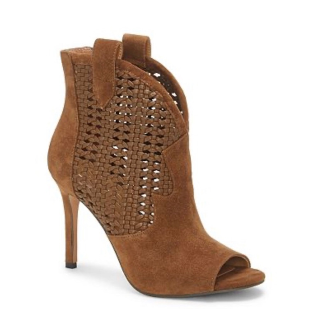 Jexell Peep Toe Western Booties